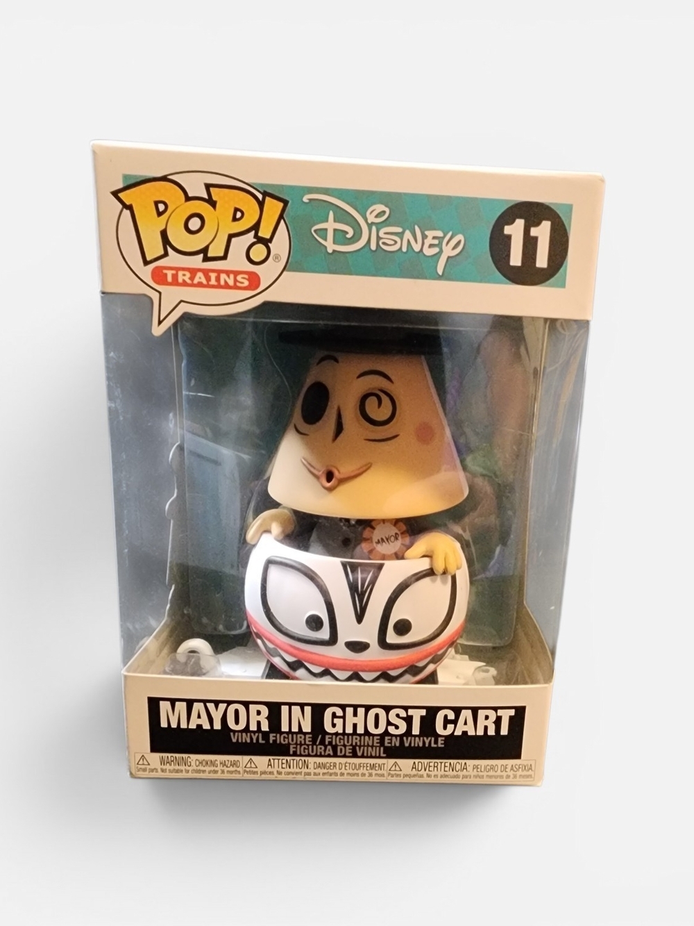 Funko Pop! Disney Mayor in Ghost Cart Vinyl Figure - yellow, white, black, red